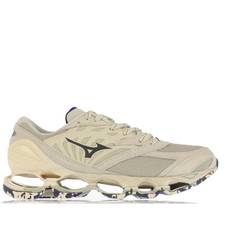 Mizuno Trainers Mizuno Sportstyle Mens Wave Prophecy LS Trainers in Sand Mesh