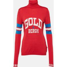 Goldbergh Biscuit logo turtleneck ski top red