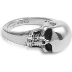 Alexander McQueen Side Skull Ring Silver