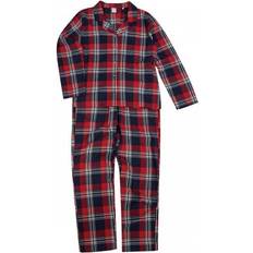 SF Womens/Ladies Tartan Pajama Set Blue/Red/Multicolour