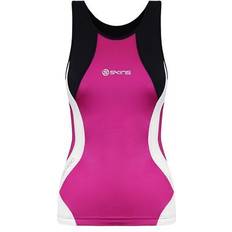 Skins Triathlon Compression Sleeveless Pink Womens Racer Back Top T49085051 UK