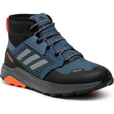 Orange - Unisex Hiking Shoes adidas Terrex Trailmaker Mid RAIN.RDY vandresko Wonder Steel Grey Three Impact Orange