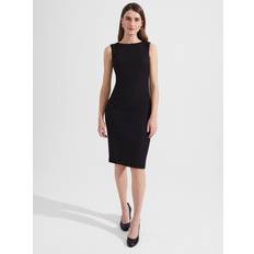 Hobbs Charley Fitted Dress, Black