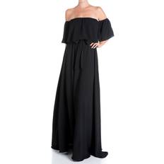 MEGHAN LA Women's Morning Glory Maxi Dress Black