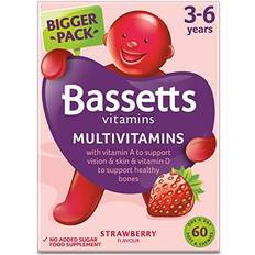 Bassetts Vitamins Multivitamins Strawberry 3-6 60 pcs