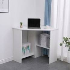 Home Source Wellington Compact Office Computer Corner with Writing Desk