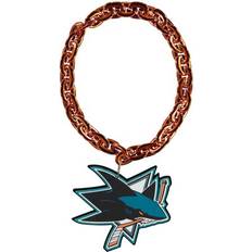 FanFave Orange San Jose Sharks Team Logo Chain