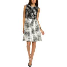 Oscar de la Renta Scribble Dots Dress