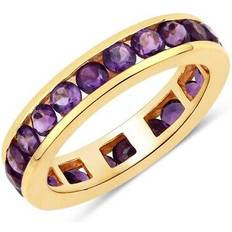 Rafaela Donata Khushi damen ring sterling silber amethyst gelbgold 70110204213