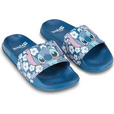 Disney Disney Ladies Lilo and Stitch Slides Ladies Classic Lilo and Stitch Slide Sandals Lilo and Stitch Slip On Slides Shoes Blue