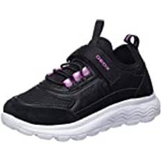 Geox Trainers Geox Mädchen Spherica Girl Sneakers, Schwarz