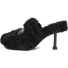 Balenciaga Women Heels & Pumps Balenciaga Furry Closed teddy pumps black