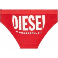 Briefs - Red Men's Underwear Diesel Slip con maxi-stampa posteriore Slip Uomo Rosso Rosso