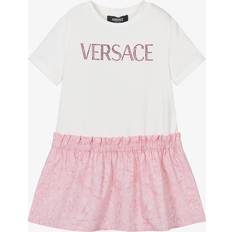 Versace Girls Pink Cotton Barocco Dress year