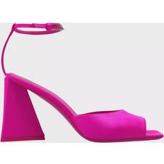 The Attico Piper fluo high sandals 85mm pink