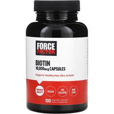 Force Factor Biotin, 10,000 mcg 100 pcs