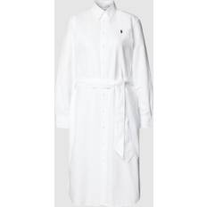 Polo Ralph Lauren White Dresses Polo Ralph Lauren Hemdblusenkleid weiss