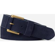 Blue - Men Belts Polo Ralph Lauren Suede Belt Navy