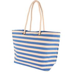 Nicola Spring Large Striped Canvas Tote Beach Bag 55cm x 36cm