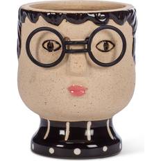 Abbott Face with Specs Planter