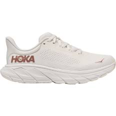 Hoka White - Women Running Shoes Hoka Arahi 7 W - Blanc De Blanc/Rose Gold