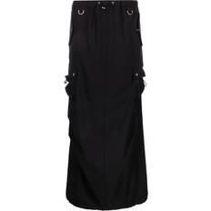 Women - Wool Skirts Coperni Black Tailored Maxi Skirt Black FR