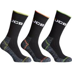 Socks JCB X000093 High-Vis Boot Socks Pack of Black Neon