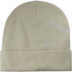 Puma Unisex Beanies Puma Archive Logo Knit Beige White Beanie Unisex Adults Hat Winter 021794 04 UK