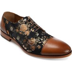 Taft Jack Oxford Men's Eden Brown/Black Floral Print Oxfords Cap Toe