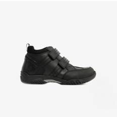 Hush Puppies JEZZA JUNIOR Boys Leather School Shoes Black: Ju Small Kids