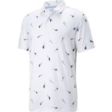 Puma Golf x Cloudspun Mens White/Navy Shirt