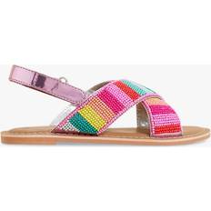 Accessorize Angels Kids' Tropical Beaded Sandal, Multi