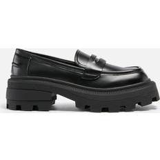 Buffalo Low Shoes Buffalo Women's Aspha Faux Leather Loafers Black