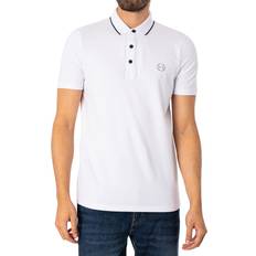 Armani Exchange Men - White Clothing Armani Exchange Tipped Polo T Shirt White