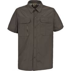 Polyamide T-shirts & Tank Tops Trespass Men's Short Sleeve Mosquito Repellent Shirt Colly Khaki