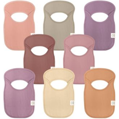 Keababies Coast Drool Bibs 8-pack Mauve