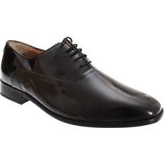 Fabric Oxford Patent Leather Oxford Dress Shoes Black