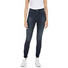 Replay W36 - Women Jeans Replay Damen Jeans Mjla Slim-Fit mit Power Stretch, Blau Dark Blue 007 x