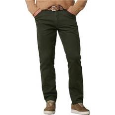 Meyer Mens Oslo Regular Fit Chinos Green X 32L