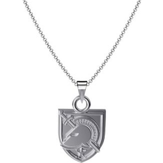 Dayna Designs Army Black Knights Silver Pendant Necklace