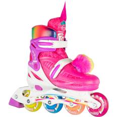 Crazy Skates Crazy Skates Trolls Adjustable Inline Skates From The Trolls World Tour Movie Poppy, Pink Poppy/Pink