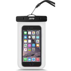 Procase JOTO Universal Waterproof Phone Pouch Cellphone Dry Bag Compatible with iPhone 13 12 11 Max Mini Xs XR X 8 7 6S Plus SE, Galaxy S21 S20 S10 Plus Note 10 9, Pixel 4 XL up to 7" -Clear