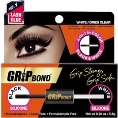 Ebin Grip Bond 2In1 Black And White Silicon Eye Lash Adhesive 5.8 G Black/White