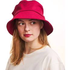 Red Hats Sealskinz Women's Womens Lynford Waterproof Canvas Bucket Hat Pink