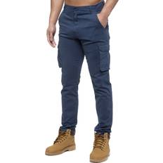 Enzo Mens Cargo Straight Fit Jeans