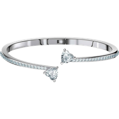 Swarovski Jewellery Swarovski Attract Soul Heart Bangle - Silver/Transparent