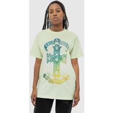 Guns N' Roses Use Your Illusion Tour Dip Dye Wash Fashion T Shirt Green
