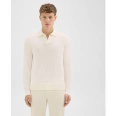 Men - Wool Polo Shirts Theory Off-White Briody Polo