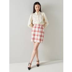 LK Bennett LK Bennett Womens Lotta Skirts, Red Check