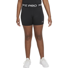 Nike Girl's Pro Dri-FIT Shorts - Black/White